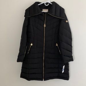 Michael Kors black puffer coat, size XL